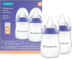 Lansinoh I Natural Wave PP Bottle 2 x 160 ml