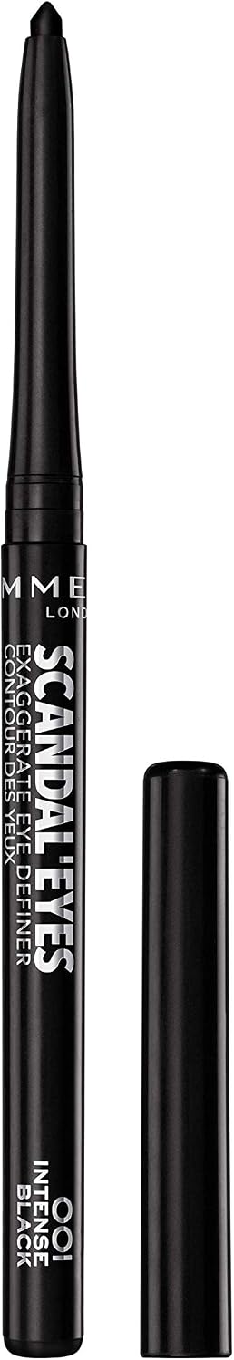 Rimmel Crayon Scandaleyes Exaggerate Eye Definer, 001 Intense Black, 0.35g - Image 1