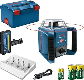 Bosch Professional Laser rotatif GRL 400 H (Commande par bouton unique, Portée: 400 m (diamètre), coffret de transport) - Image 1