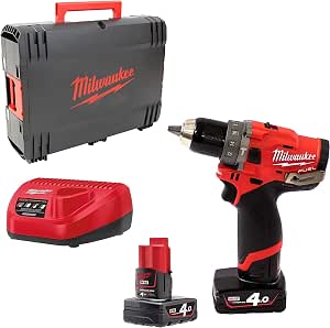 Milwaukee - M12™ FUEL 12 V Li-Ion 4.0 Ah 44 Nm 2-speed impact drill with case - M12 FPD-402X - Image 1