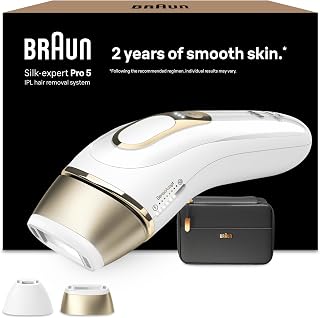Lumiere Pulsee Silk·expert Pro 5 PL5140 Epilator, Semi-Definitive Hair Removal, Laser Alternative, Results In 2 Sessions, Venus Shaver, 2 Heads For Epilating Legs, Face, Jersey And More - Image 1