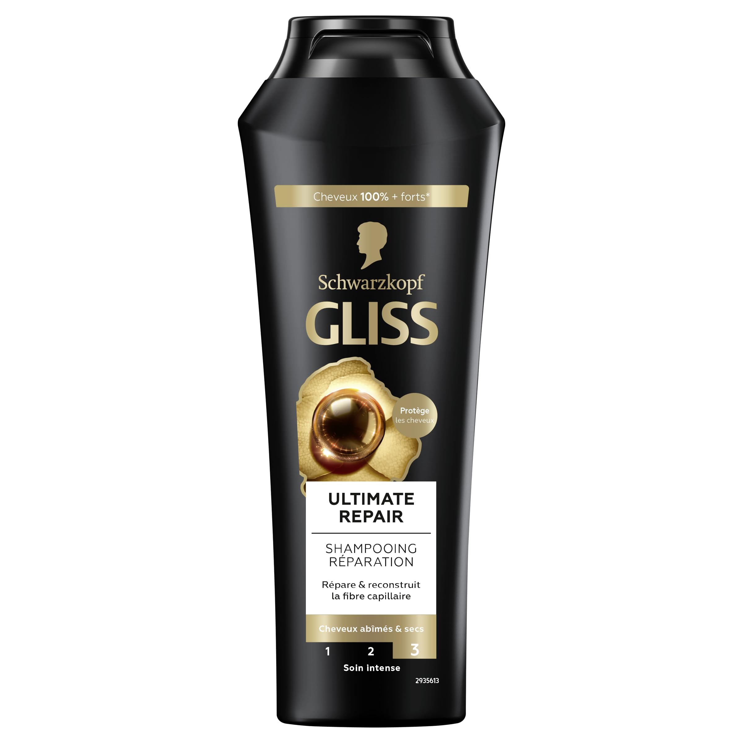 Schwarzkopf - Gliss - Ultimate Repair Shampoo - Dry/very damaged hair - 89% natural ingredients - 250 ml bottle - Image 1