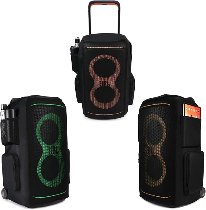 PartyBox 520 Protective Case for JBL Partybox 520 Wireless Bluetooth Party Speaker & Microphone, PartyBox 520 Portable Travel Case Dustproof Bag Cover Accessories (Black) - Image 1