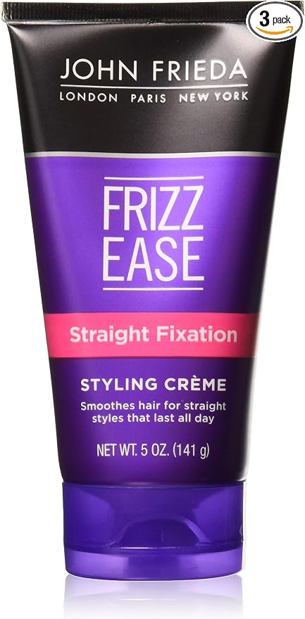 John Frieda Frizz-Ease, Straight Fixation Smoothing Cream - 5 oz, by John Frieda - Image 1