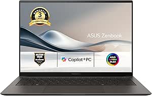 ASUS Zenbook S 14 AI-UX5406-68W OLED 14 Inch 3K (2880 x 1800) 120Hz Portable (Intel Core Ultra 7 Processor, 32GB LPDDR5X, 1TB NVMe SSD, Intel Arc Graphics, Windows 11 Home) - AZERTY Keyboard - Image 1