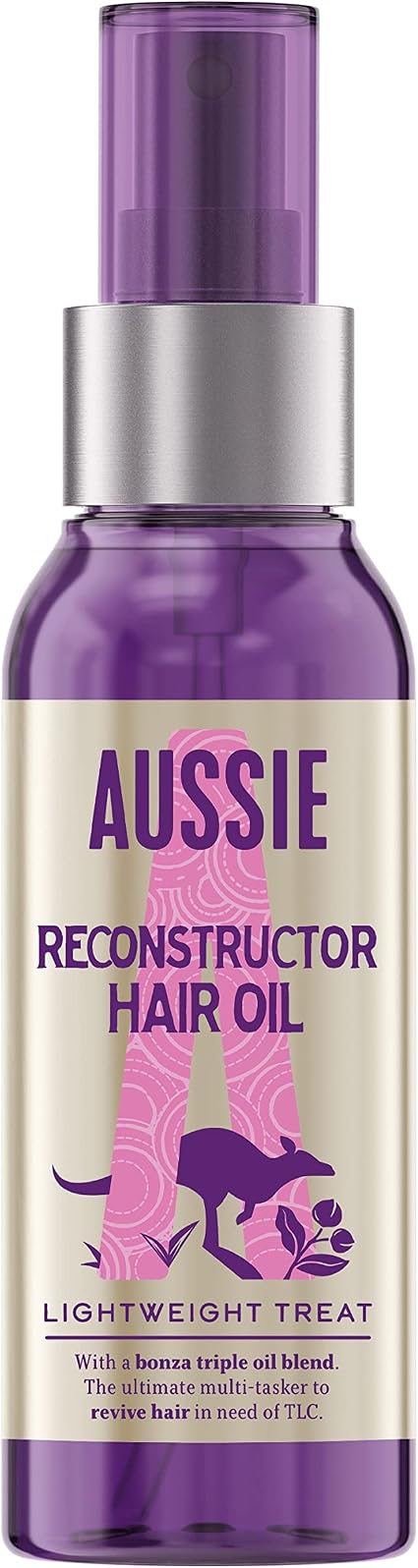 Aussie, Miracle Reconstructor Hair Oil with Australian Macadamia Nut Oil, Australian Jojoba Seed and Avocado, 100 ml - Image 1