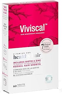 Hair Supplements, Promotes Hair Growth & Health, 100% Natural Ingredients, with AminoMar C/Biotin/Zinc Protein Complex, 60 Capsules (1 Month) - Image 1