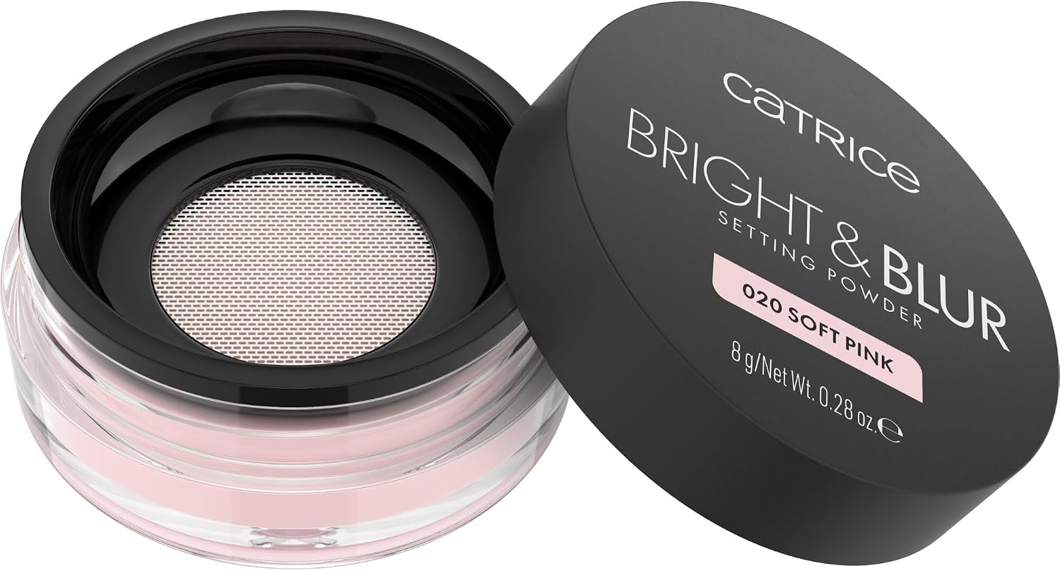 Catrice Cosmetics Bright et Blur Setting Powder poudre fixatrice, polissant, resserrement des pores, fixant, luminescent, translucide (8g) - Image 1
