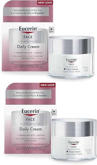 Eucerin Sensitive Facial Skin Q10 Anti-Wrinkle Sensitive Skin Cream, 1.7 Ounce Jar by Eucerin