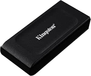 Kingston XS1000 1TB SSD - External SSD - USB 3.2 Gen 2 - Portable SSD - Up to 1050MB/s - SXS1000/1000G