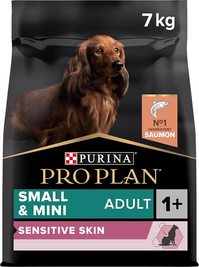 PURINA PRO PLAN | Sensitive Skin | Complete Dry Food for Small Dogs | Promotes Healthy Skin and Shiny Coat | Salmon | Dry Food | Bag | 7 kg