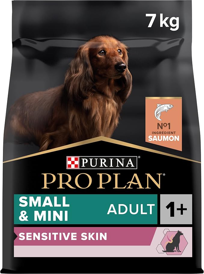 PURINA PRO PLAN | Sensitive Skin | Complete Dry Food for Small Dogs | Promotes Healthy Skin and Shiny Coat | Salmon | Dry Food | Bag | 7 kg - Image 1