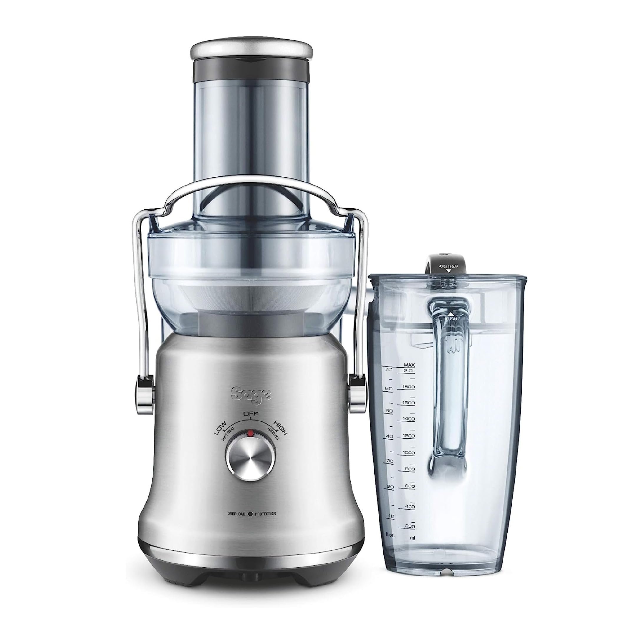 Sage - The Nutri Juicer Cold Plus - Juicer - Juicer - Juicer - Smoothies - Brushed Stainless Steel - Image 1