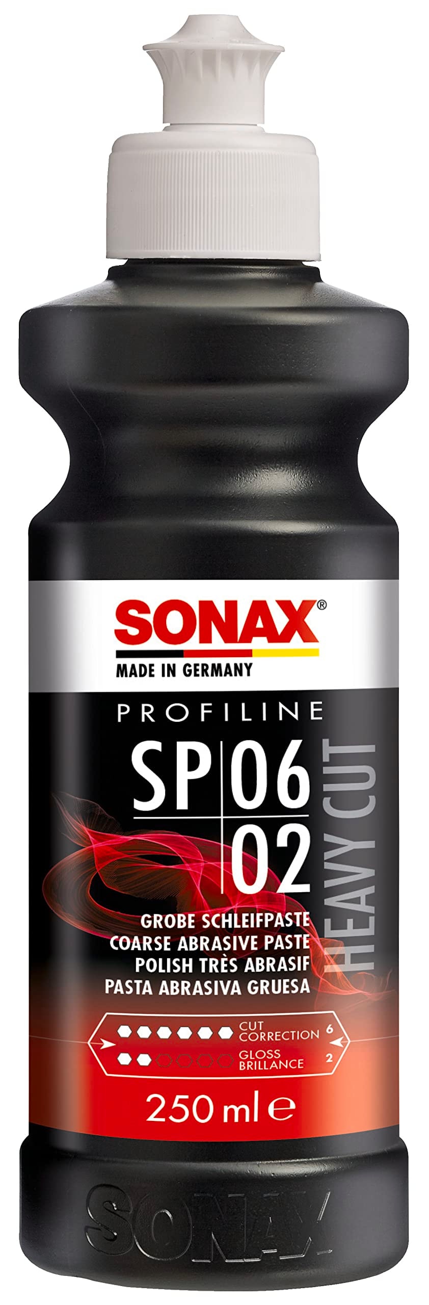 SONAX PROFILINE SP 06-02 (250 ml) extremely abrasive rough paste for damaged varnishes | Ref: 03203410 - Image 1