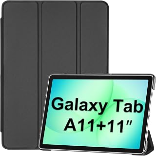 ProCase Coque pour Samsung Galaxy Tab A11+ (SM-X230) 2025/ A9+ (SM-X210) 2023 11”, Étui de Protection Tablette Galaxy Tab A11 Plus/A9 Plus 11 Pouce, Housse avec Veille/Réveil Automatique -Noir - Image 1