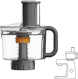 Kenwood MultiPro Food Processor KAH65.000PL, Dough Accessory, 5 Cutting Discs with Adjustable Disc for Slicing, ExpressDice System, 1.2 L Capacity, Accessory Bag, Silver - Image 1