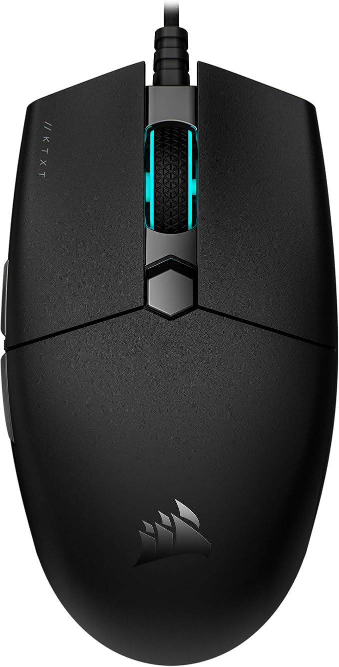 Corsair KATAR PRO XT Ultralight Gaming Mouse (Symmetrical Shape, Suitable for All Handling Styles, Corsair QUICKSTRIKE Spring Buttons, 18,000 DPI Optical Sensor) Black - Image 1