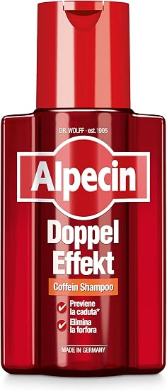 Alpecin Doppel Effekt 1 x 200 ml | Anti-Hair Loss Shampoo for Men and Anti-Dandruff Professional Treatment - Image 1