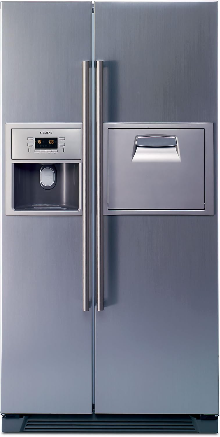 Siemens KA60NA45 Side-by-Side/A+ - Réfrigérateur : 356 l - Congélateur : 161 L - Gris - NoFrost - Machine à glaçons - Image 1