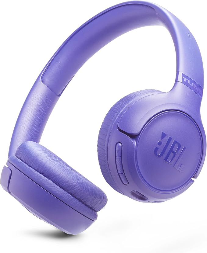 JBL Tune 530 BT Wireless Headphones Lightweight Comfortable Bluetooth 6.0 Up to 76 Hours Battery Life Fast Charge Foldable Design JBL Pure Bass Sound Google Fast Pair Microsoft Swift Pair Purple - Image 1