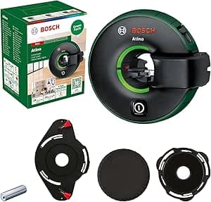Bosch mètre laser ligne Atino 2ème génération avec mètre ruban verrouillable et amovible (alignements à l’horizontale ou à la verticale, dans boîte en carton)