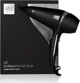 ghd Air Hair Dryer - Professional Hair Dryer (Black) - Quick Drying & Styling - Reduces Frizz - Adjustable Temperatures and Powers - Ideal for All Hair Types - Image 1