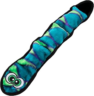 Outward Hound Peluches Invincibles pour Chien - Serpent - Bleu - L - Image 1