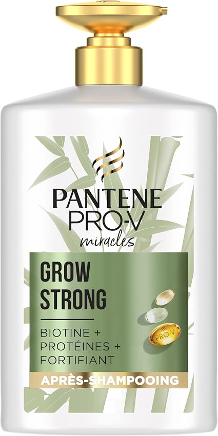Pantene Biotin & Bamboo, Grow Strong, Helps Reduce Hair Loss, 1 L - Image 1