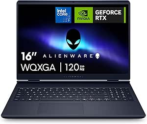 Alienware 16 Aurora AC16250 16 Inch WQXGA 120Hz 100% sRGB Laptop Gaming PC Intel Core 7 240H Series 2, NVIDIA GeForce RTX 5060, 16GB RAM, 1TB SSD, Win 11 Home, White AZERTY Backlit Keyboard - Image 1