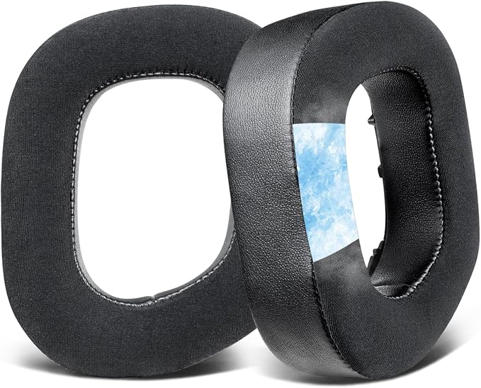 SOULWIT Cooling Gel Foam Cushion Pads for Corsair HS80 MAX/HS80 RGB USB Wired/HS 80 RGB Wireless Gaming Headsets with High Density Noise Isolation Foam - Image 1