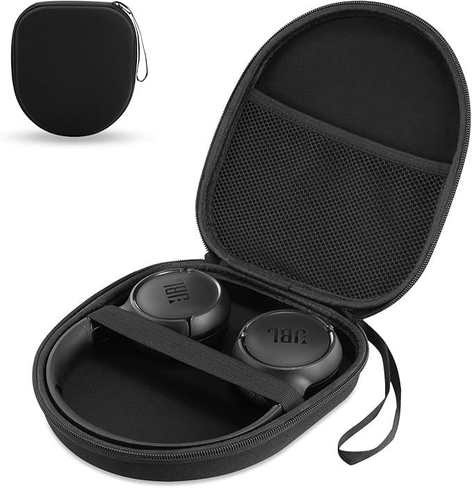 Case for Sony WH-CH520N WH-CH510N & JBL 720BT 710BT 760NC 770NC Wireless Headphones Travel Case with Removable Inner Stand (Black-2) - Image 1