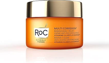 RoC - Multi Correxion Unifying Cream Vitamin C Riche - Smoothes Wrinkles - Improves Skin Tone - Prevents Dark Spots - 50ml
