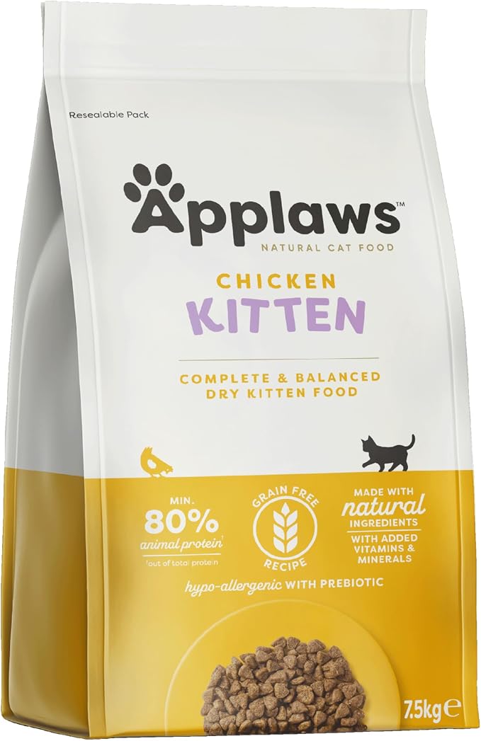 Applaws - Natural - Dry food for kittens - Chicken kibble - 7.5 kg - Image 1
