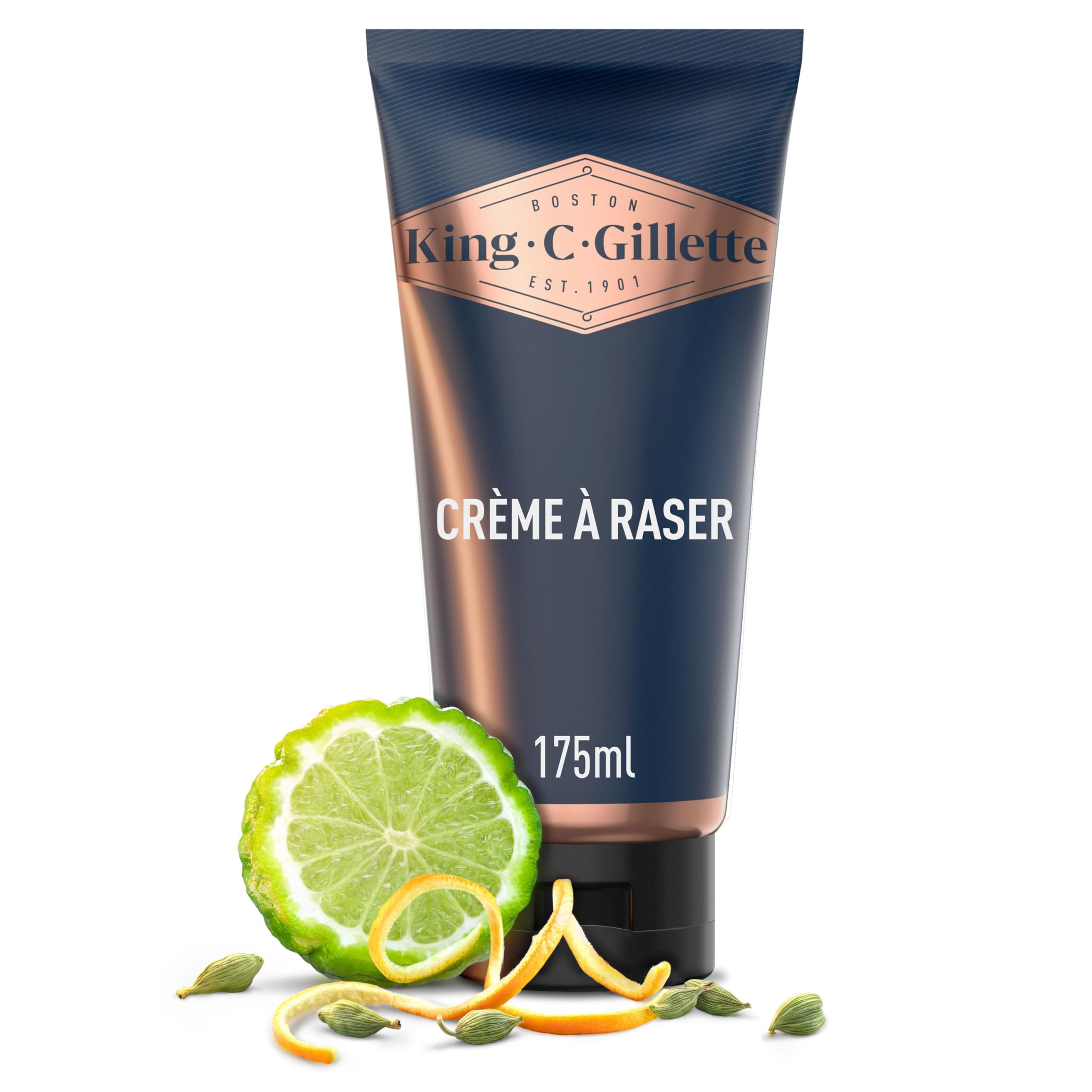 King C. Gillette Crème À Raser Originale, 175ml, Pour Un Rasage De Qualité Professionnelle - Image 1