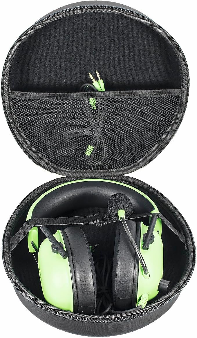 Hard Travel Case Cover Compatible with Razer BlackShark V2 / V2 X / V2 Pro / V2 HyperSpeed Gamer Headphones Case Only – Black YC80030 - Image 1