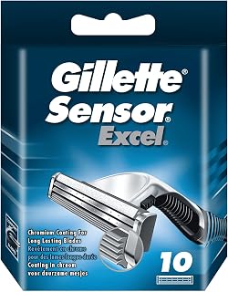 Gillette Lames de Rasoir Homme Sensor 3, Pack de 10 Lames de Recharges - Image 1