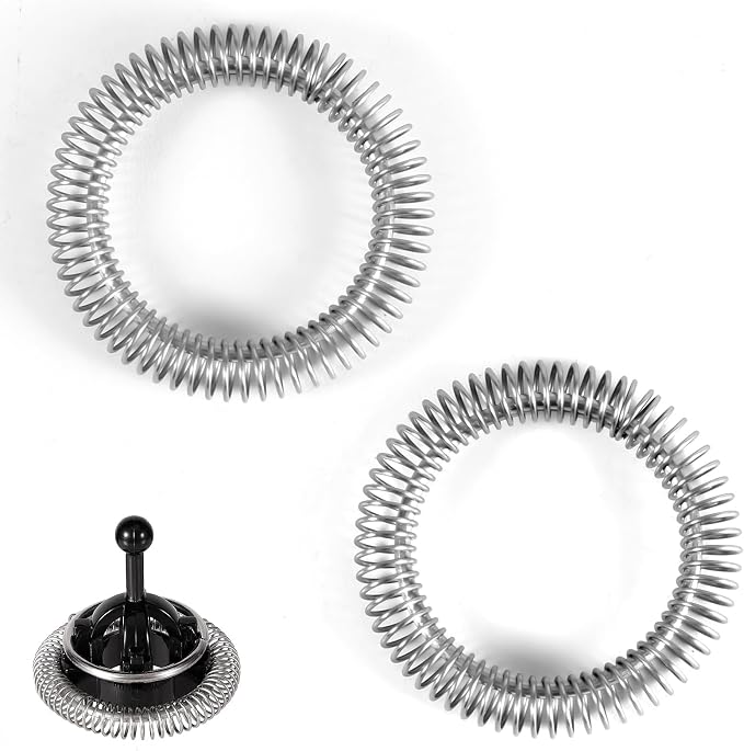 2pcs Spiral Springs for Nespresso Aeroccino Whisk 3/4/Plus, Whisk Milk Frother Stainless Steel Spirals Accessories for Nespresso Whisks Milk Frothers - Image 1