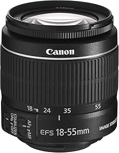 Canon EF-S Zoom Lens 18 mm - 55 mm - f/3.5-5.6 IS MK II - Image 1