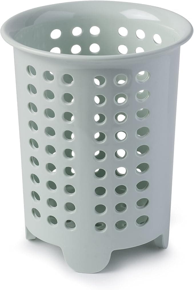Zeal Melamine Cutlery Drainer Sage Green 14 x 14 x 17 cm