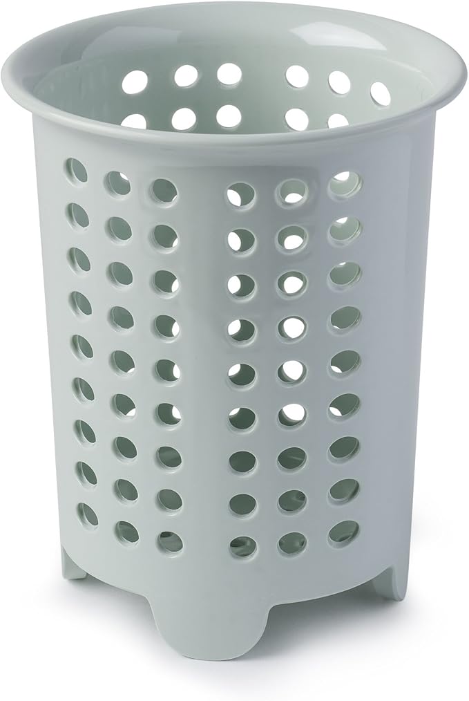 Zeal Melamine Cutlery Drainer Sage Green 14 x 14 x 17 cm - Image 1
