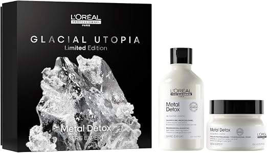 L'Oréal Professionnel, Metal Detox Gift Set, Anti-Metal Routine, Damaged & Brittle Hair, Shampoo Duo + Mask, Limited Edition Expert Series - Image 1