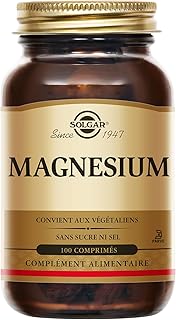 Solgar Magnésium Bisglycinate - Sommeil et Fatigue - Métabolisme énergétique - Vitalité et Energie - Hautement assimilable - Minéral essentiel - Complément Alimentaire - Flacon de 100 comprimés - Image 1