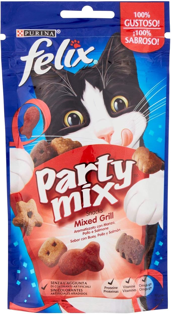 Purina C-78038 Felix Party Mixed Grill - 60g - Image 1