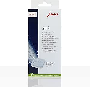 Jura - Cleaning Tablets (Set of 6) + Descaling (Pack of 3) 3 x 3 Units - Image 1