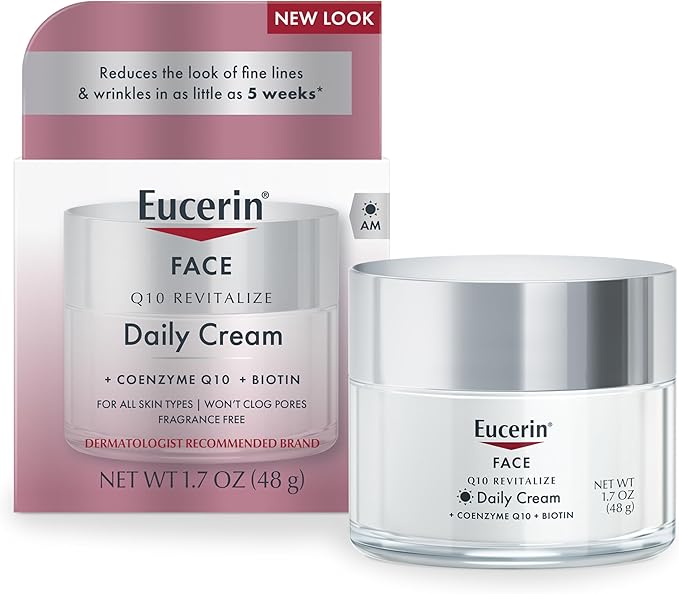 Eucerin Anti-wrinkle face cream for sensitive skin with coenzyme Q10 48g - Image 1