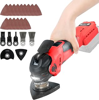 Outil multifonction oscillant sans fil pour batterie Milwaukee M18 18 V, outil à moteur sans balais 300 W, 5 vitesses variables pour gratter, poncer, couper le bois (batterie non incluse) - Image 1