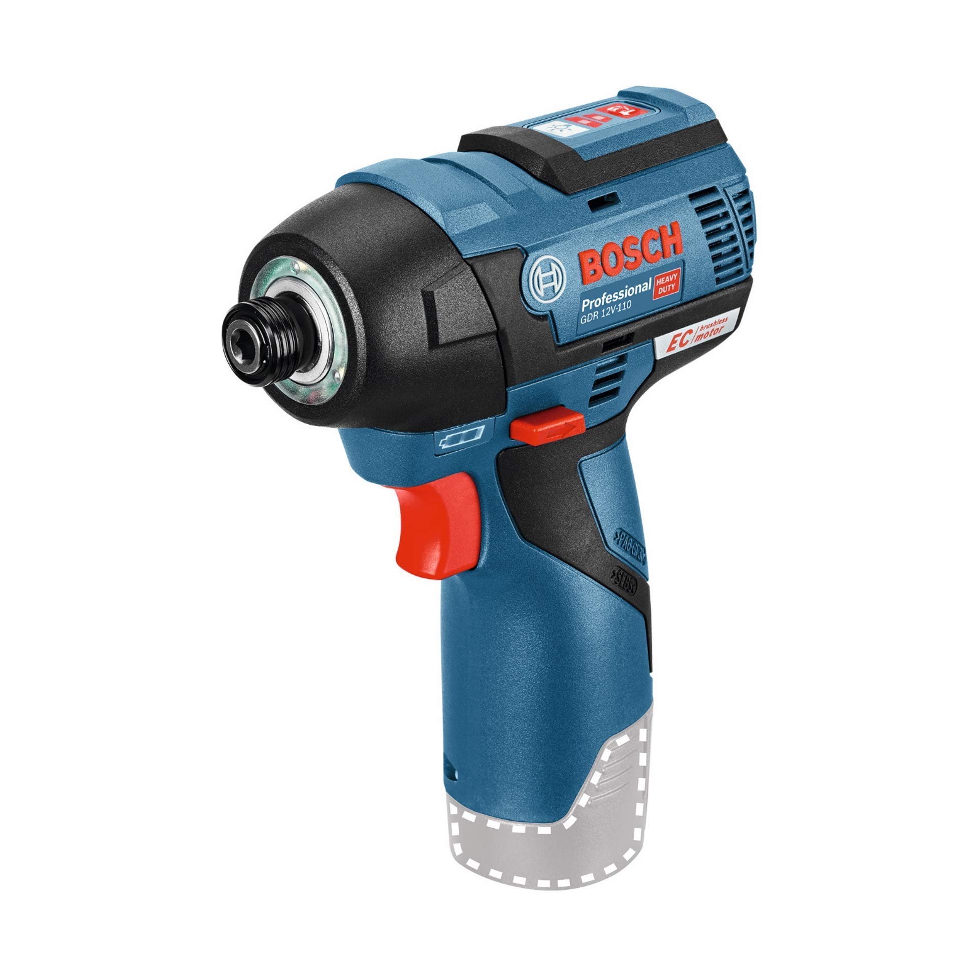 Bosch Professional 12V GDR 12V-110 Cordless Impact Driver System (without battery or charger) - Image 1