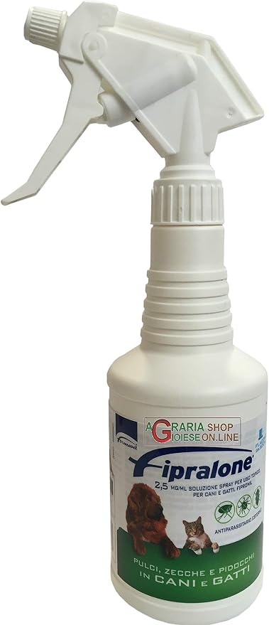 Forments FIPRALONE 2,5 Anti-parasitaire pour chiens et chats ML. 500 Principe actif de Frontline - Image 1