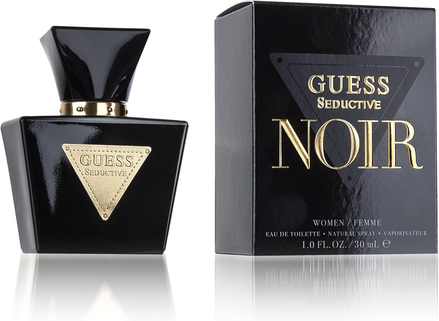 GUESS Seductive Noir, Eau de Toilette pour Femme, Parfum Floral, Parfum Sensuel Longue Durée - Image 1
