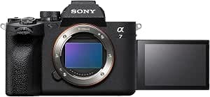 Sony Alpha 7 IV | Expert Full Frame Hybrid Camera (33 Megapixels, Real-time AF Focus, Burst at 10 fps, 4K 60p Video, Touch Screen Adjustable)